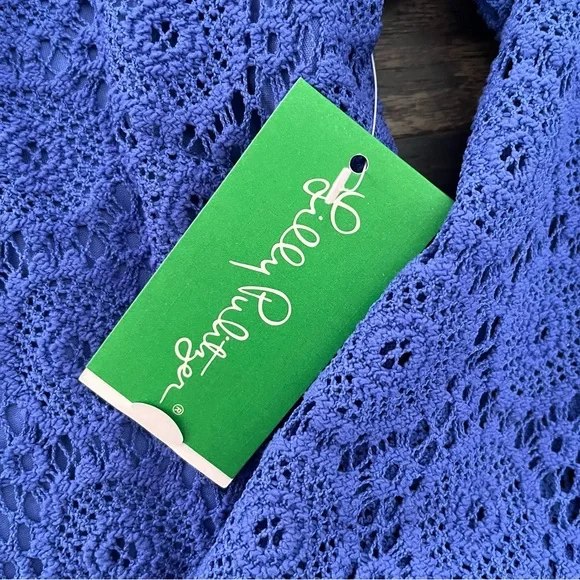 SOLD NWT New with tags Lilly Pulitzer Topanga shift dress in breakers lace blue - Picture 10 of 11